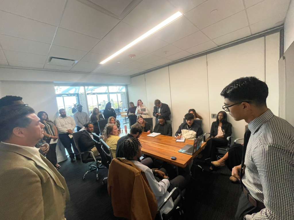 Morning team meeting